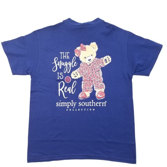 SIMPLY SOUTHERN Snuggle Is Real Teddy Bear Shirt - Picture 2 of 5